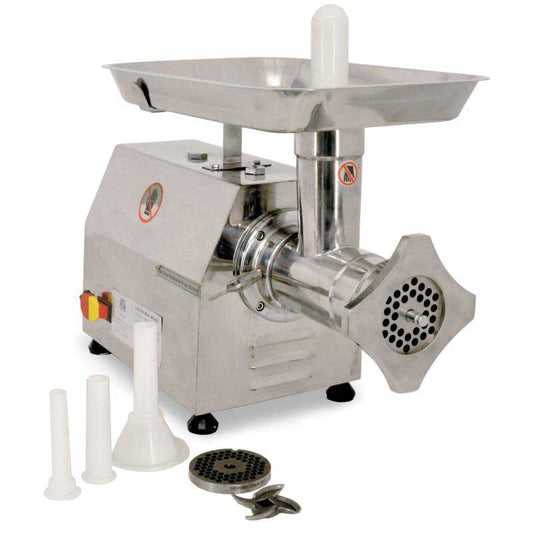 #22 Stainless Steel Meat Grinder with 1.5 HP Motor