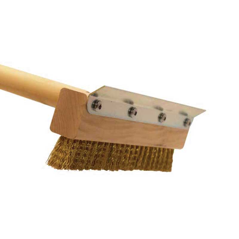 Regular-Duty Brass Pizza Brush