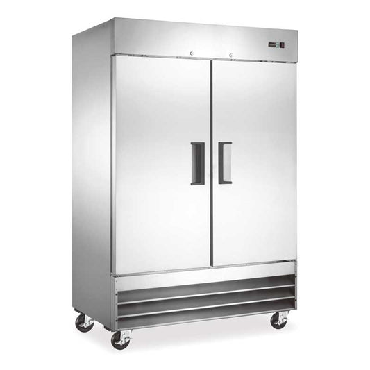 Aurora 54" Reach-In Freezer, Dual Door, Stainless Steel, 1169 L / 41.3 Cu.Ft Capacity